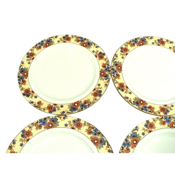 Plates Aynsley Floral 6-piece set made in England - Picture 2 of 12